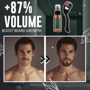 Natural Beard Growth Roller Kit