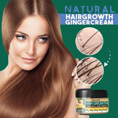 🔥(Hot Sale Now) Natural Hair Growth Ginger Cream